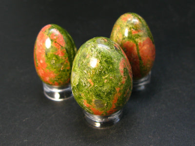 Lot of 3 Natural Unakite Egg from USA