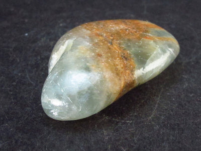 Aquatine Blue Calcite Tumbled Stone from Argentina - 1.5"- 11.8 Grams
