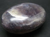 Rare Iolite Cordierite Tumbled Heart from Tanzania - 116.6 Grams - 2.4"