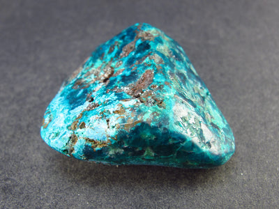 Very Nice Tumbled Dioptase Stone from Congo - 1.7" - 39.5 Grams