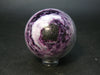Very Rare Large Kammererite Chrome Clinochlore Sphere Ball From Russia - 1.8"