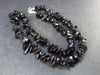 Lot of 3 Black Obsidian Necklaces From Mexico - 18" Each