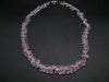 200 Carats!! Sparkly Faceted Natural Morganite Gemstone Bead Necklace from Brazil - 18.5"