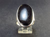 Real!! Very Rare Nuumite Nuummite Sterling Silver Ring from Greenland - 10.7 Grams - Size 9.5