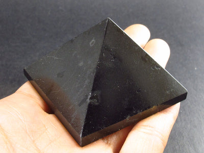 Black Tourmaline Schorl 2.0" Pyramid From Brazil