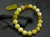 Yellow Opal Genuine Bracelet ~ 7 Inches ~ 10mm Round Beads