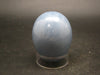 Fine Angelite Angellite Egg From Peru - 1.8"