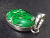 Extremely Rare Natural Maw Sit Sit Cabochon Silver Pendant from Myanmar - 1.7" - 8.68 Grams