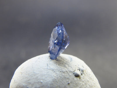 Gem Benitoite Cut Stone From California - 1.09 Carats - 7.5x5.6mm