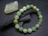 Green Calcite Genuine Bracelet ~ 7 Inches ~ 10mm Round Beads