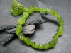 Peridot Genuine Bracelet ~ 7 Inches ~ 12mm Crystal Beads