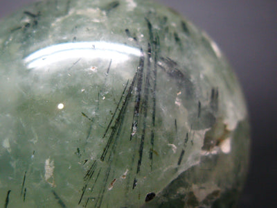 Unusual Green Prehnite Prenite & Epidote Sphere from Mali - 2.4"