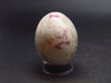 Large Cinnabar in Quartz Egg from Peru - 121.5 Grams - 2.1"