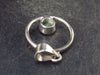 Tsavorite Faceted Green Garnet Sterling Silver Pendant From Tanzania - 2.81 Grams - 1.2"