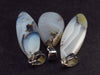 Lot of 3 Natural Agate Pendant from Madagascar