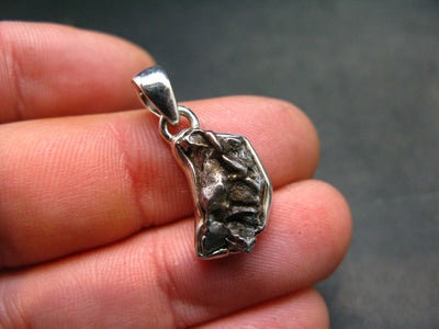 Large Campo Del Cielo Meteorite Pendant from Argentina - 1.0"