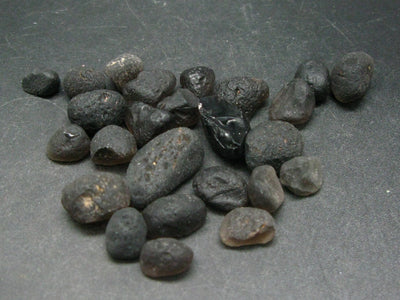 Lot of 10 Rare Saffordite Cintamani Stone Pseudotektites from Arizona USA - 217.5 Carats - 43.5 grams