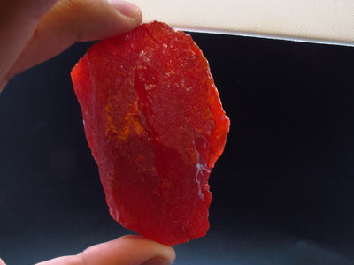Rare Fire Realgar Crystal From Russia - 3.1"