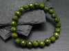 Epidote Genuine Bracelet ~ 7 Inches ~ 8mm Facetted Beads
