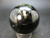 Genuine Black Spinel Sphere Ball From Russia - 2.0" - 283 Grams