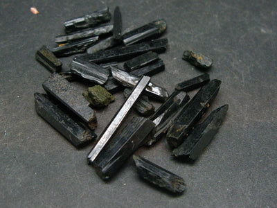 Lot of 25 Rare Aegirine Crystals From Malawi - 11.6 Grams