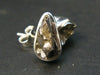 Natural Raw Meteorite Stud Earrings In Sterling Silver From Argentina - 0.7" - 3.95 Grams