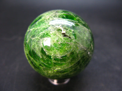 Gem Chrome Diopside Ball Sphere From Russia - 1.6" - 121 Grams
