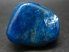 Neon Blue Apatite Tumbled Stone from Madagascar - 47.3 Grams - 1.5"
