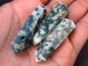 Tree Agate!! Lot of 3 Natural Moss Agate Pencil Point Pendants From USA
