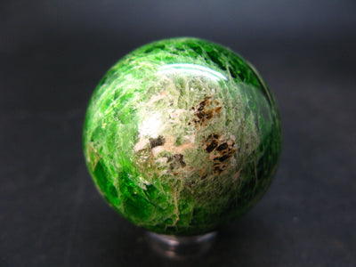 Gem Chrome Diopside Ball Sphere From Russia - 1.5" - 87 Grams