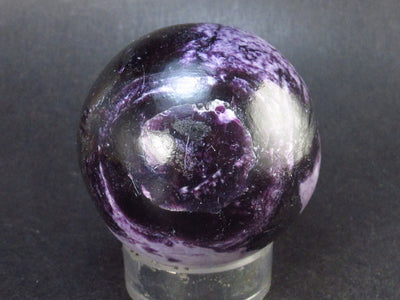 Very Rare Large Kammererite Chrome Clinochlore Sphere Ball From Turkey - 1.9" - 208 Grams