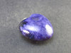 Rare High-Quality Charoite Heart Silver Pendant From Russia - 1.2" - 9.8 Grams
