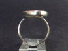 Natural Oval Shape Jasper Cabochon 925 Silver Ring - 5.8 Grams - Size Adjustable