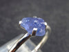 Natural Tanzanite (Zoisite) Crystal Sterling Silver Ring - 1.69 Grams - Size 6.5