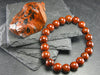 Mahogany Obsidian Genuine Bracelet ~ 7 Inches ~ 10mm Round Beads