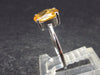 Stone of Success!! Natural Golden Yellow Citrine Sterling Silver Ring - Size 5.25 - 1.32 Grams