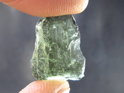 Moldavite Tektite Raw Piece from Czech Republic - 0.7" - 8.20 Carats - 1.64 Grams