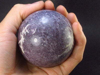 Lepidolite sphere from Brazil - 2.4" - 312.5 Grams