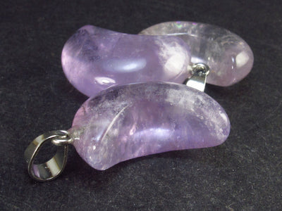 Lot of 3 Natural Moon Amethyst Pendant from Brazil