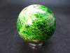 Gem Chrome Diopside Ball Sphere From Russia - 1.5" - 87 Grams