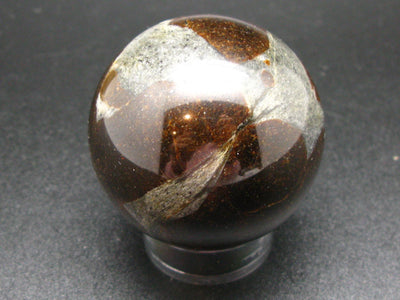 Rare Staurolite crystal in matrix Sphere Ball from Russia - 2.0"
