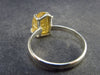 Fabulous Untreated Imperial Topaz 925 Silver Ring from Brazil - 2.87 Grams - Size 9.25