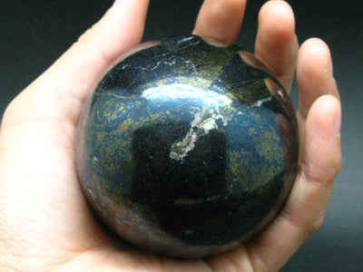 Covelite Covellite Ball Sphere From Peru - 2.7"