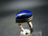 Lapis Lazuli Silver Ring From Afghanistan - 6.9 Grams - Size 10