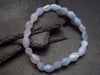 Blue Lace Agate Genuine Bracelet ~ 7 Inches ~ 10mm Facetted Beads