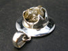 Very Rare Diamond Crystal Pendant In Sterling Silver - 1.3"