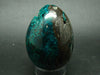 Kazakhstan Treasure from the Earth!! Very Rare Large Dioptase Egg From Altyn Tyube, Kazakhstan - 2.4"