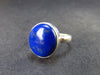 Lapis Lazuli Silver Ring From Afghanistan - 4.12 Grams - Size 6.25