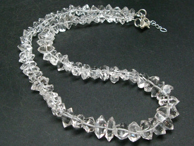 Herkimer Diamond Quartz Necklace From USA - 17"