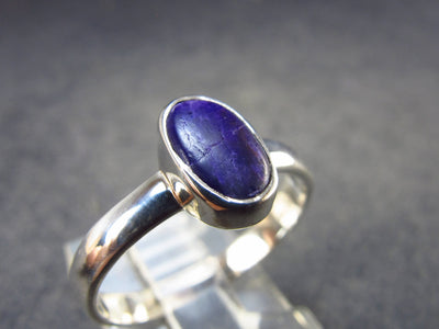 Sugilite Silver Ring From South Africa - 2.6 Grams - Size 8.25